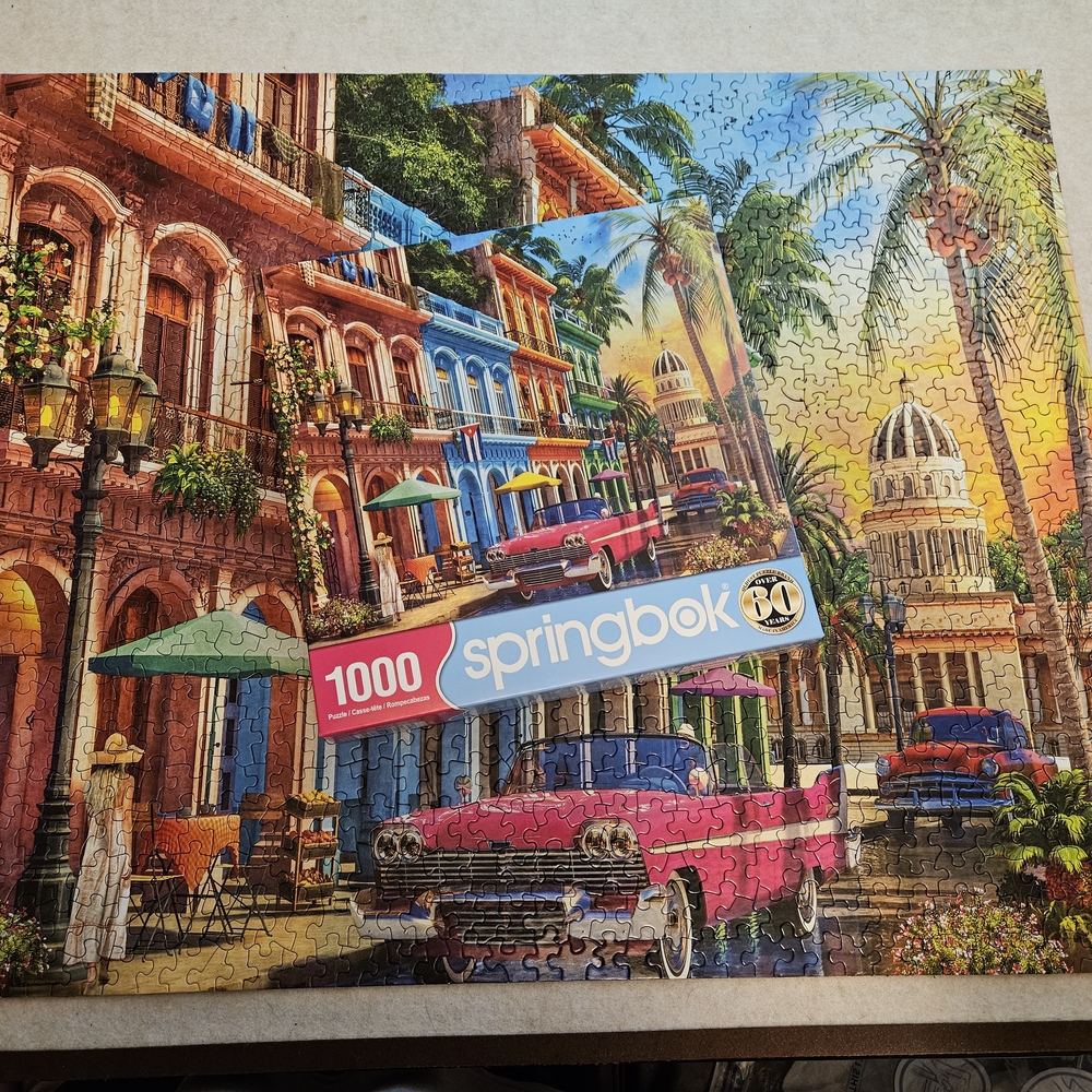 Springbok Havana Sunset 1000 Piece Puzzle